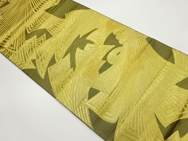 JAPANESE FUKURO OBI / WOVEN NOSHI PATTERN / BY KAWASHIMA SELKON